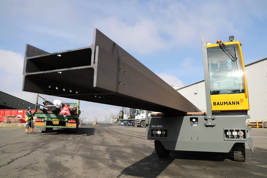 New Fleet For UK s Leading Steel Stockholder Baumann Sideloaders UK